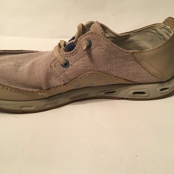 Columbia Bahama Vent PFG Leather Slip On Boat Shoes - Men Columbia Slip on Boat Shoes size 12